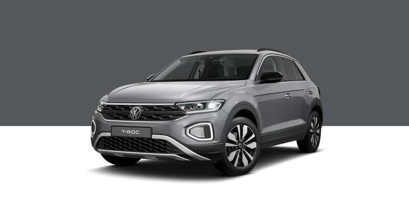 Grau (indiumgrau metallic) Neu 2025 VW T-Roc Goal SUV | 36.490 € (Guter Preis) - Bild 1/4