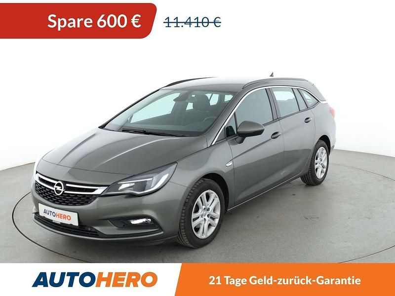 Grau Gebraucht 2018 Opel Astra Edition Kombi | 10.810 € (Fairer Preis) - Bild 1/3