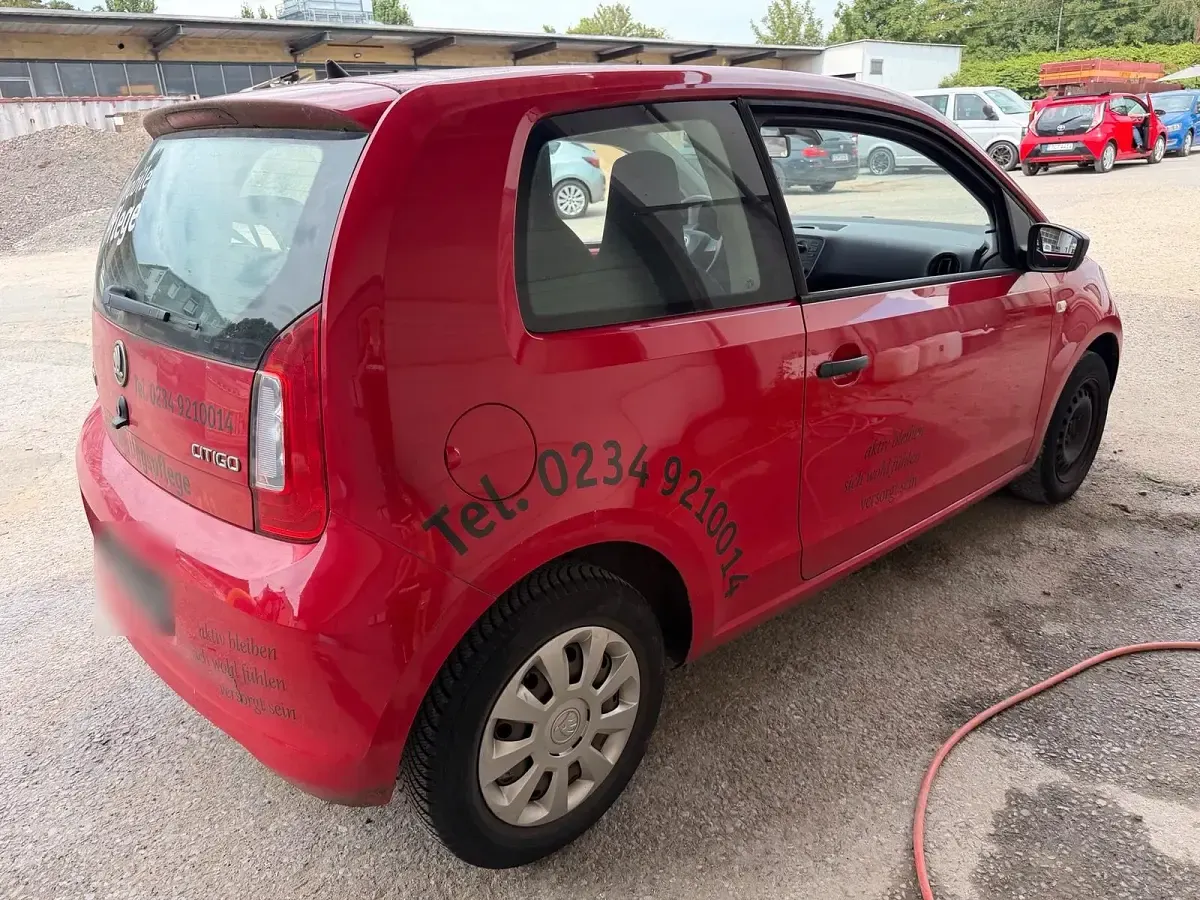 Gebraucht Skoda Citigo 60 PS (44 kW) 2015 Rot Kleinwagen