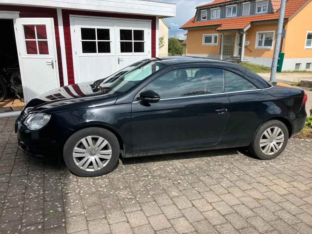 Brugt VW Eos Edition 122 HK (89 kW) 2010 Sort Cabriolet