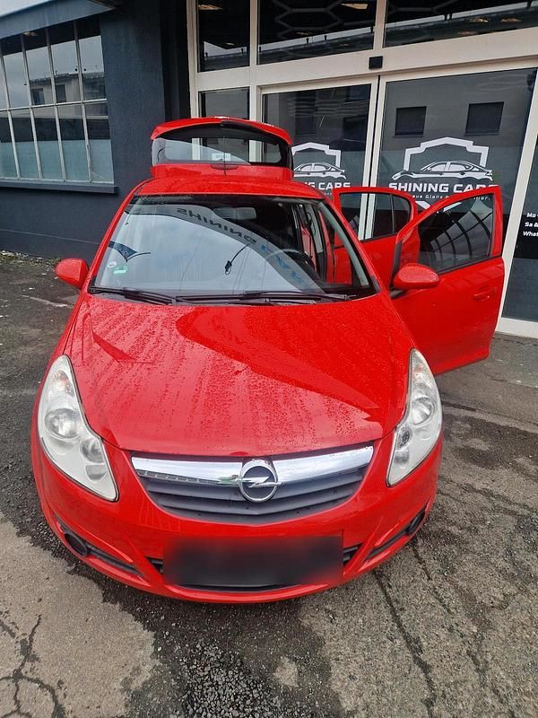 Gebraucht Opel Corsa 80 PS (58 kW) 2009 Rot Kleinwagen