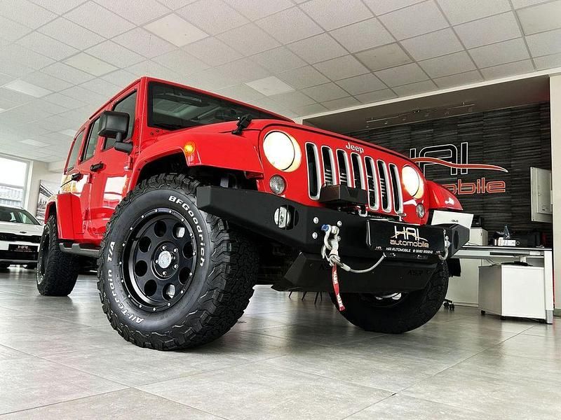 Rot Gebraucht 2017 Jeep Wrangler Unlimited Sahara SUV | 34.999 € (Guter Preis) - Bild 1/4