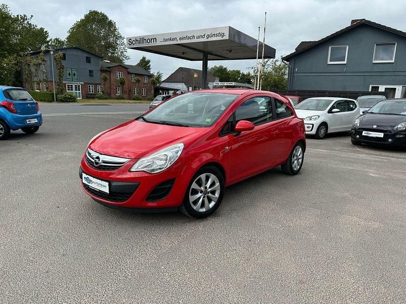 Rot Gebraucht 2013 Opel Corsa Active Limousine | 4.999 € (Fairer Preis) - Bild 1/4