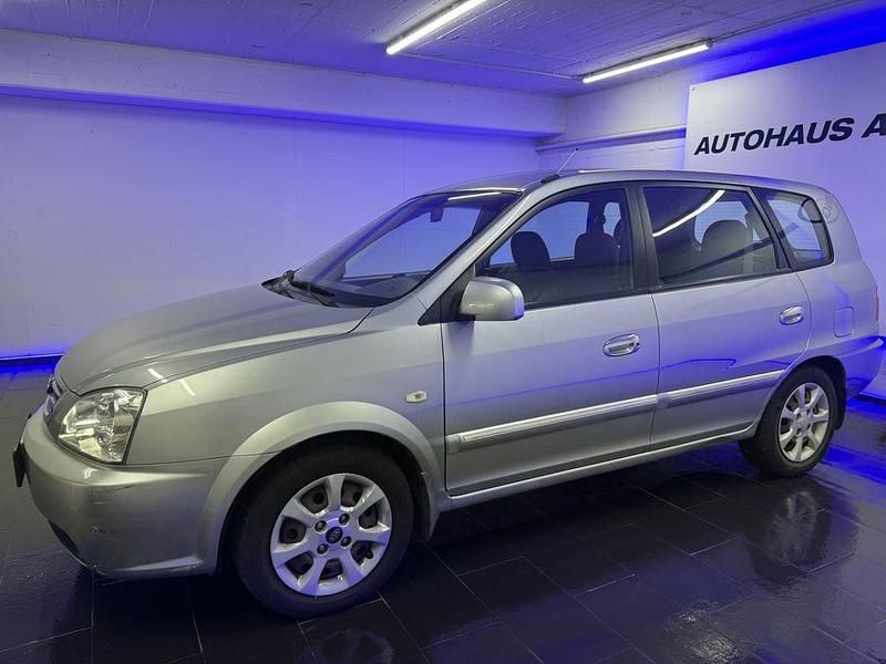 Gebraucht Kia Carens EX 113 PS (83 kW) 2006 Silber Van / Kleinbus