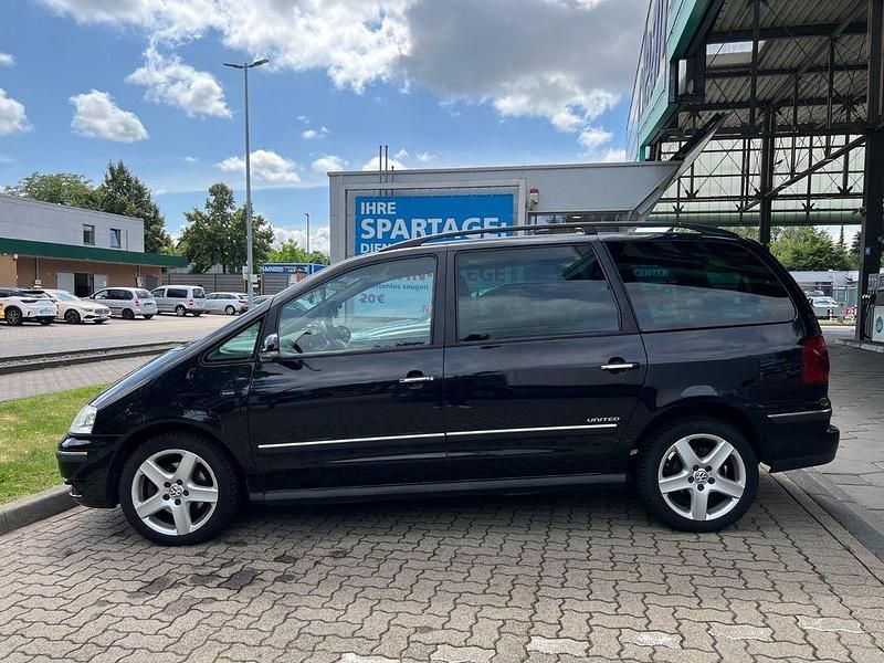 Gebraucht VW Sharan United 140 PS (102 kW) 2008 Schwarz Van / Kleinbus
