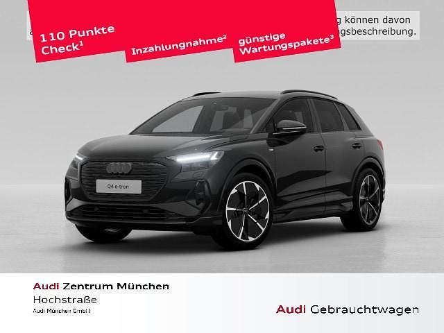 Mythosschwarz metallic Neu 2025 Audi Q4 e-tron Ambiente SUV | 58.409 € - Bild 1/2