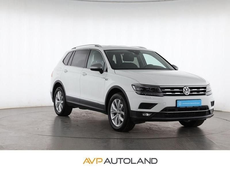 Pure white Gebraucht 2020 VW Tiguan Allspace Highline SUV | 29.140 € (Fairer Preis) - Bild 1/4