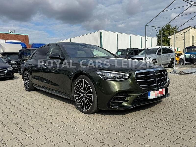 Designo olivin Gebraucht 2023 Mercedes S580 Limousine | 124.990 € (Fairer Preis) - Bild 1/4