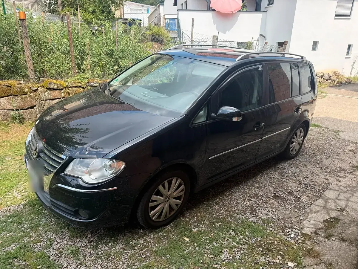 Gebraucht VW Touran 140 PS (102 kW) 2007 Schwarz Van / Kleinbus