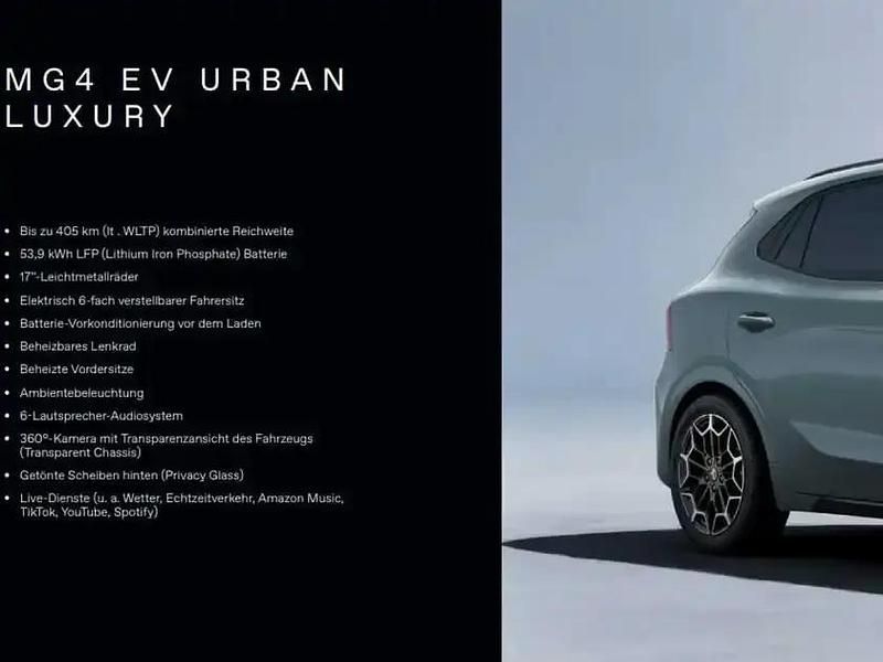 Neu MG MG4 EV 117 kW (160 PS) 2026 Stone green (grün) Kleinwagen