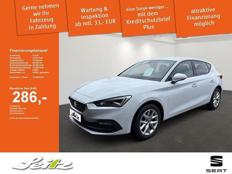 Gebraucht Seat Leon Style 131 PS (96 kW) 2022 Weiß Limousine