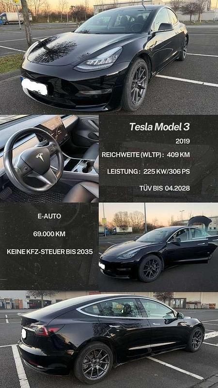 Gebraucht Tesla Model 3 225 kW (306 PS) 2019 Schwarz Limousine