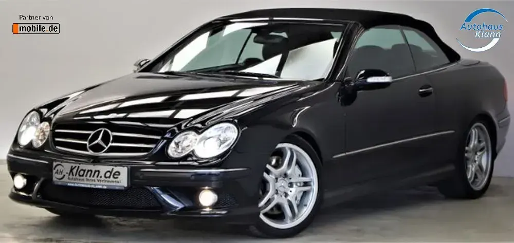 Gebraucht Mercedes CLK55 AMG AMG 367 PS (269 kW) 2009 Schwarz Cabrio