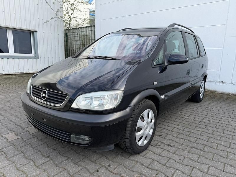 Gebraucht Opel Zafira 125 PS (91 kW) 2002 Schwarz Van / Kleinbus