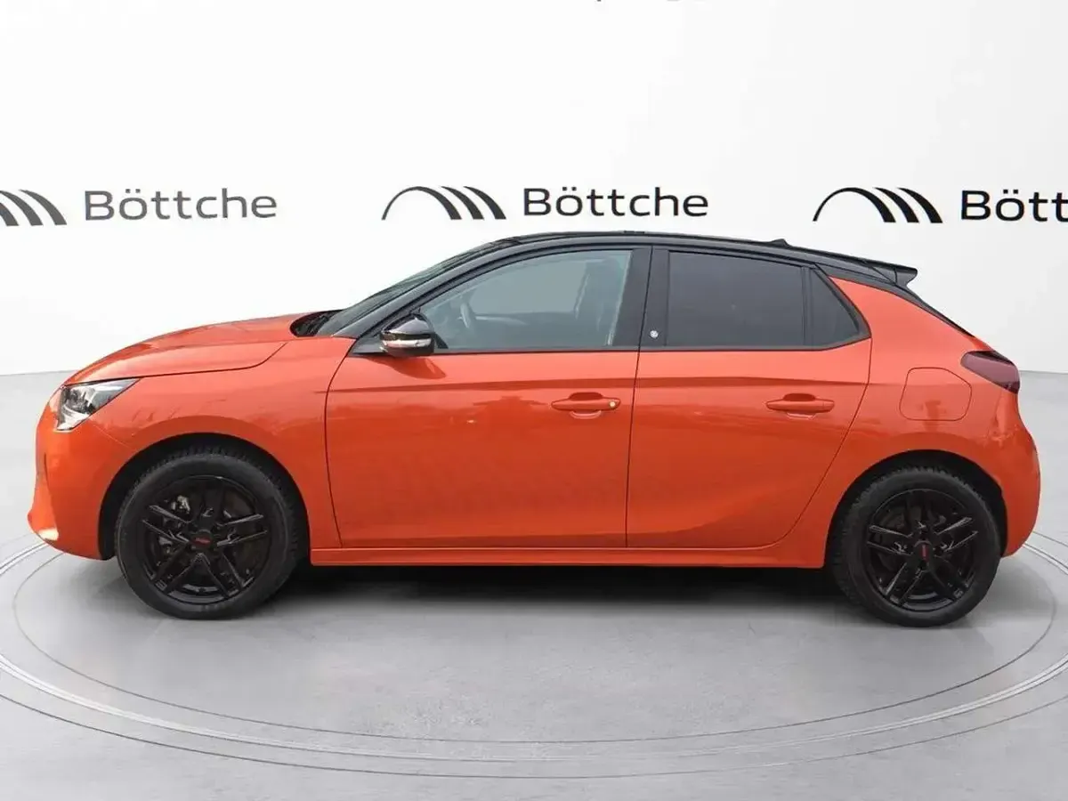 Gebraucht Opel Corsa Edition 100 kW (136 PS) 2022 Power orange/dynamik orange Limousine