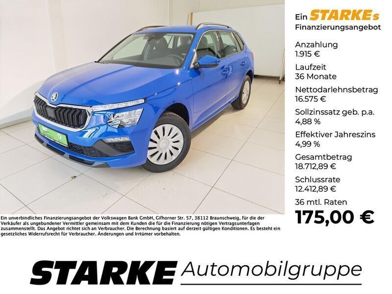 Energy blau Gebraucht 2024 Skoda Kamiq Essence SUV | 18.490 € (Guter Preis) - Bild 1/3