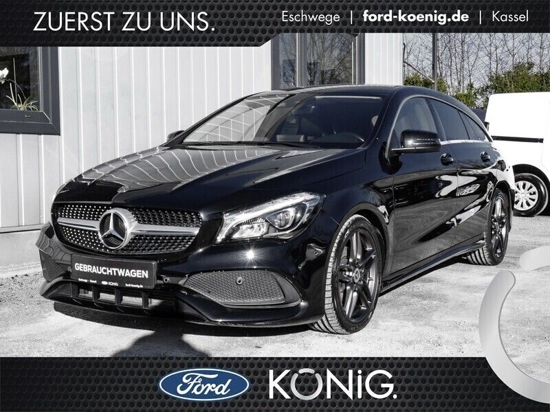 Schwarz Gebraucht 2018 Mercedes CLA200 Shooting Brake AMG line Kombi | 18.390 € (Fairer Preis) - Bild 1/4