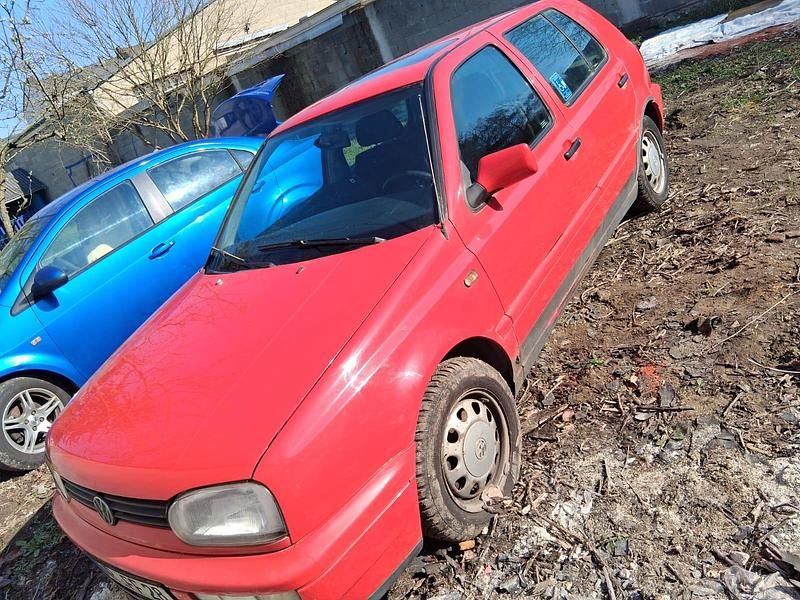 Gebraucht VW Golf III 90 PS (66 kW) 1997 Rot Kleinwagen