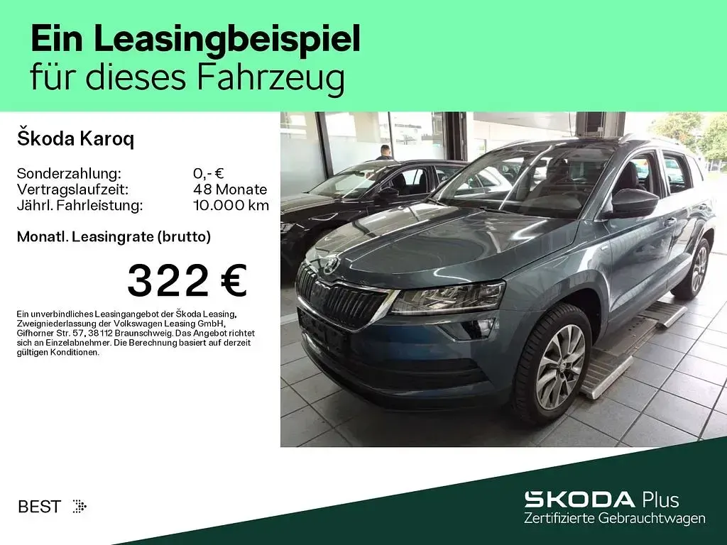 Gebraucht Skoda Karoq Ambition 150 PS (110 kW) 2022 F6 quarzgrau metallic SUV