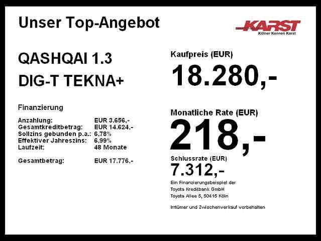 Weiß Gebraucht 2019 Nissan Qashqai Tekna SUV | 16.970 € (Fairer Preis) - Bild 1/1