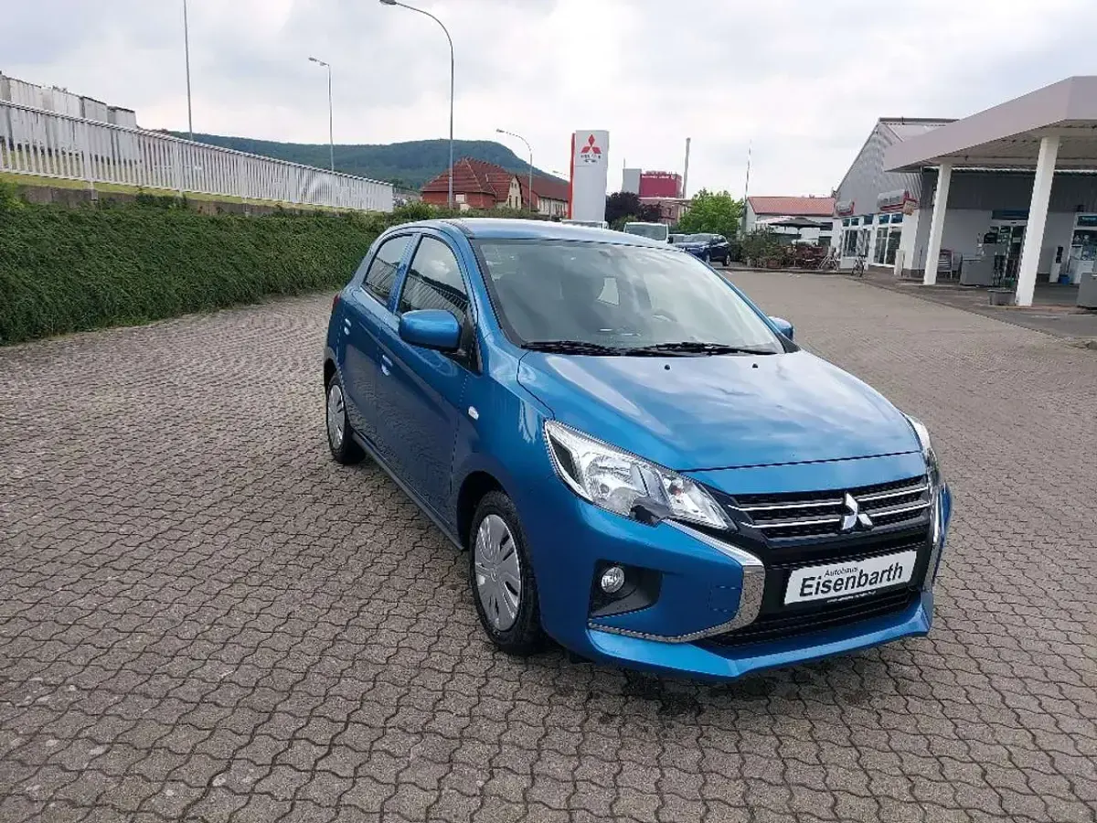 Neu Mitsubishi Space Star Select 71 PS (52 kW) 2025 Atollblau Limousine