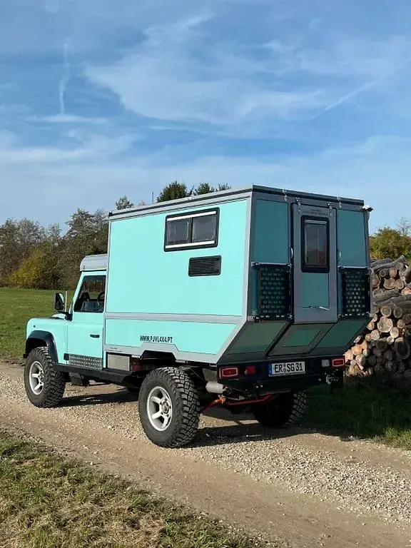 Gebraucht Land Rover Defender 128 PS (94 kW) 1996 Blau SUV