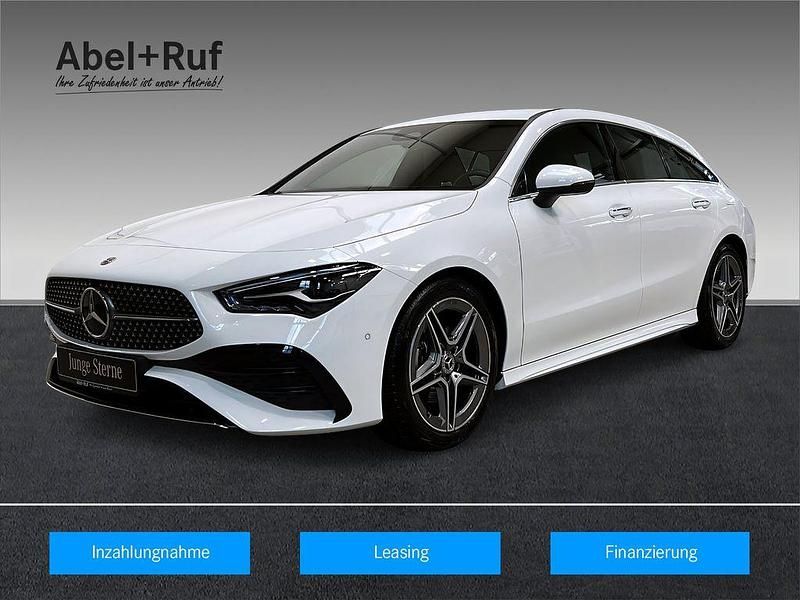 Unilack polarweiß Gebraucht 2024 Mercedes CLA180 Shooting Brake AMG Kombi | 28.969 € - Bild 1/4