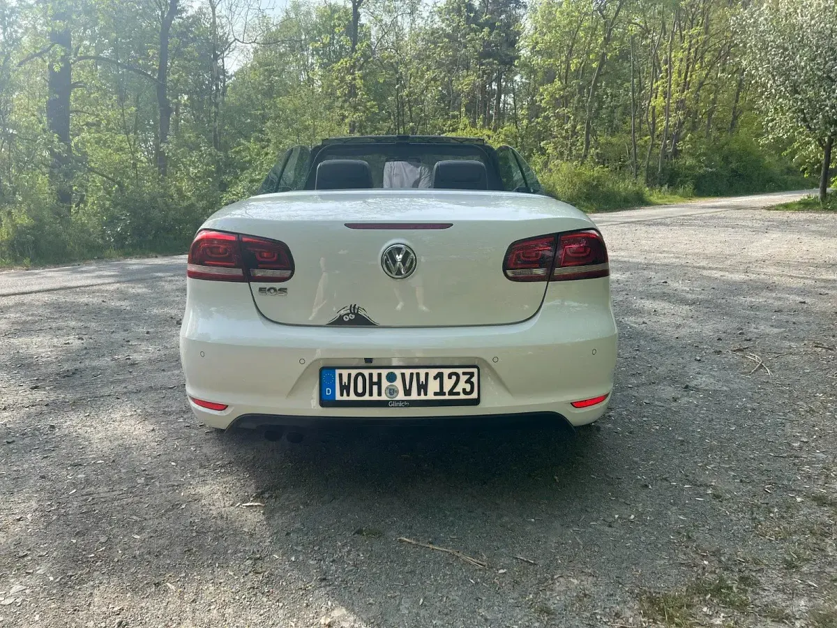 Gebraucht VW Eos 122 PS (89 kW) 2012 Weiß Cabrio