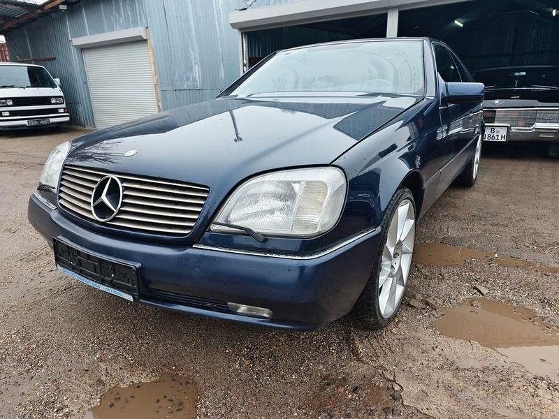 Blau Gebraucht 1995 Mercedes CL500 Coupé | 17.990 € - Bild 1/4