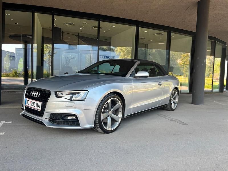 Silber Gebraucht 2016 Audi A5 Cabriolet S-Line Cabrio | 15.500 € (Guter Preis) - Bild 1/4