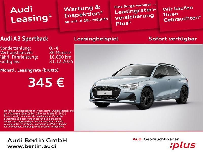 Pfeilgrau perleffekt Gebraucht 2025 Audi A3 Advanced Plus Kombi | 34.990 € - Bild 1/3