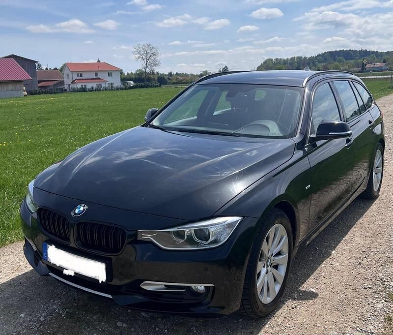 Schwarz Gebraucht 2014 BMW 325 Kombi | 9.599 € (Superpreis) - Bild 1/4