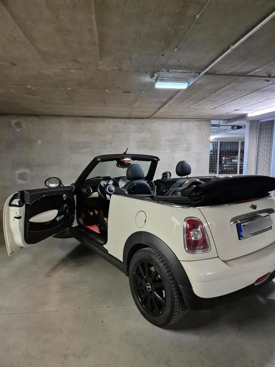 Gebraucht Mini Cooper Cabriolet 98 PS (72 kW) 2010 Weiß Cabrio