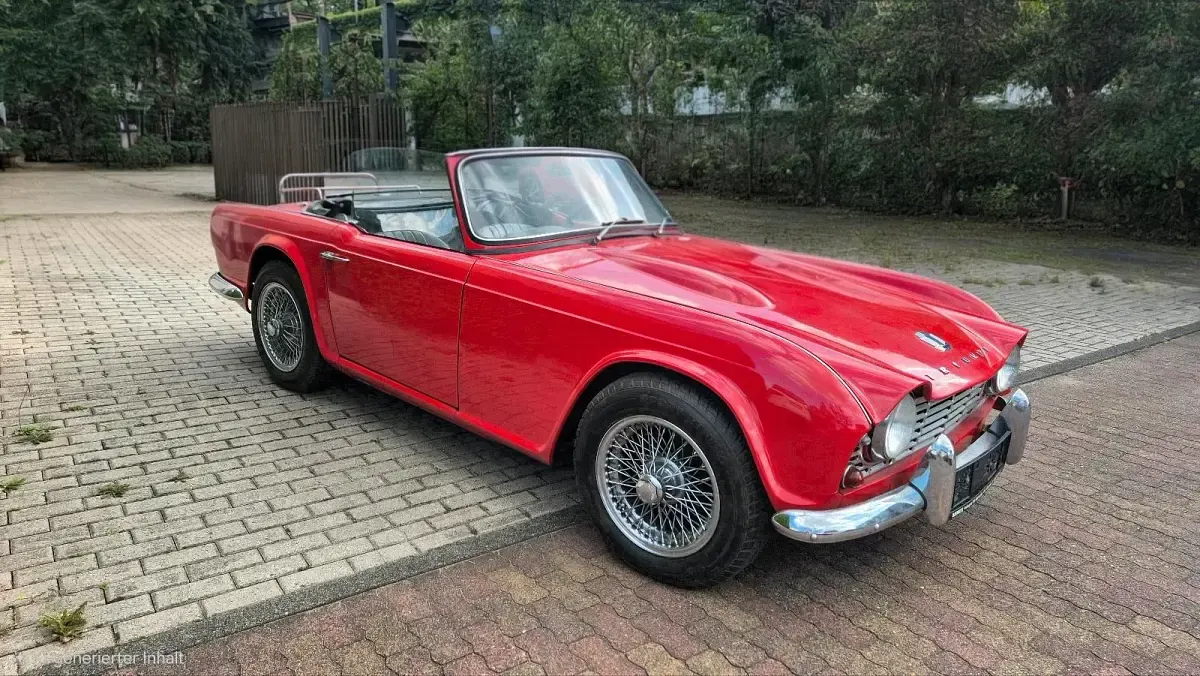 Gebraucht Triumph TR4 100 PS (73 kW) 1964 Rot Cabrio
