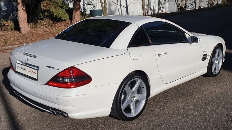 Gebraucht Mercedes SL55 AMG AMG 517 PS (380 kW) 2007 Alabasterweiß Cabrio