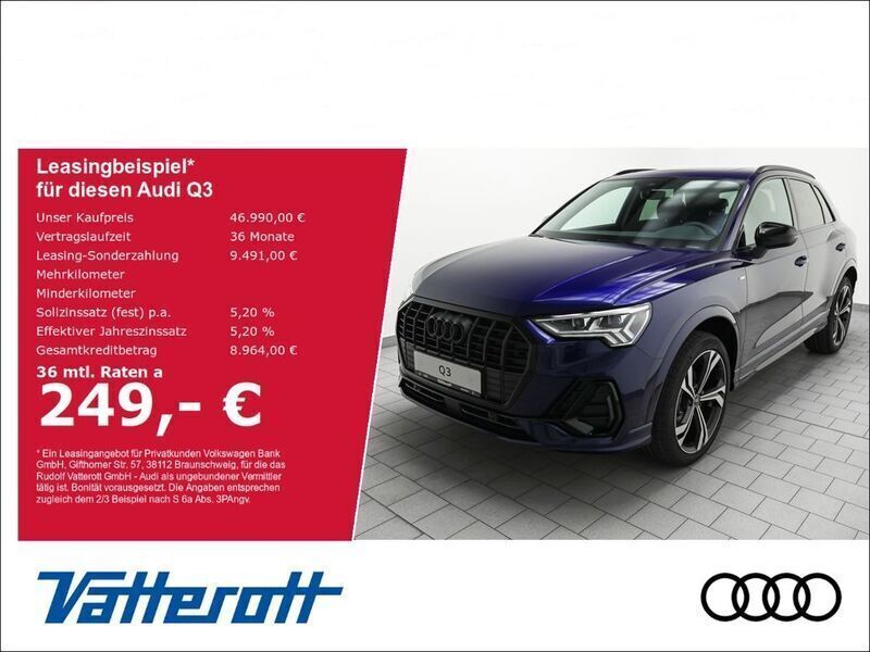 Navarrablau Neu 2024 Audi Q3 S-Line SUV | 46.990 € (Fairer Preis) - Bild 1/2