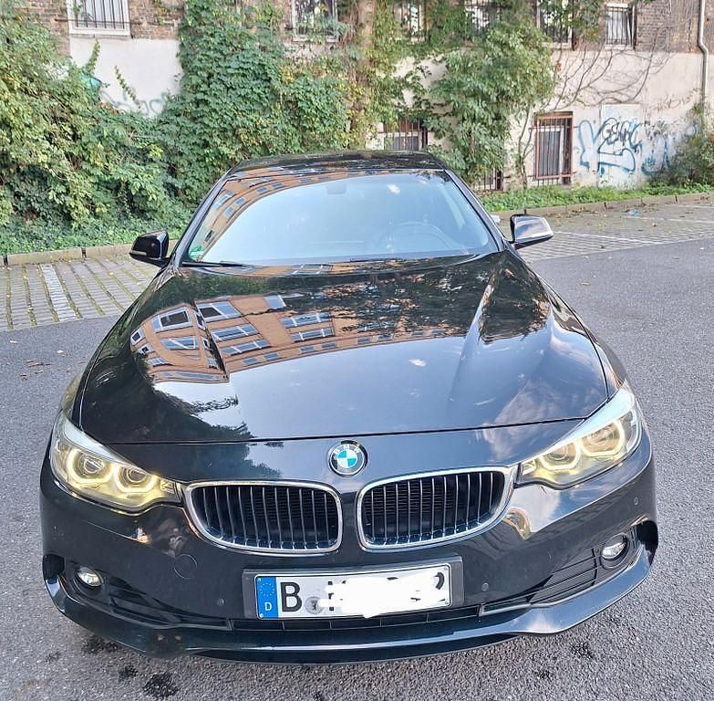 Schwarz Gebraucht 2017 BMW 418 Gran Coupé Sport Line Coupé | 14.999 € (Fairer Preis) - Bild 1/4
