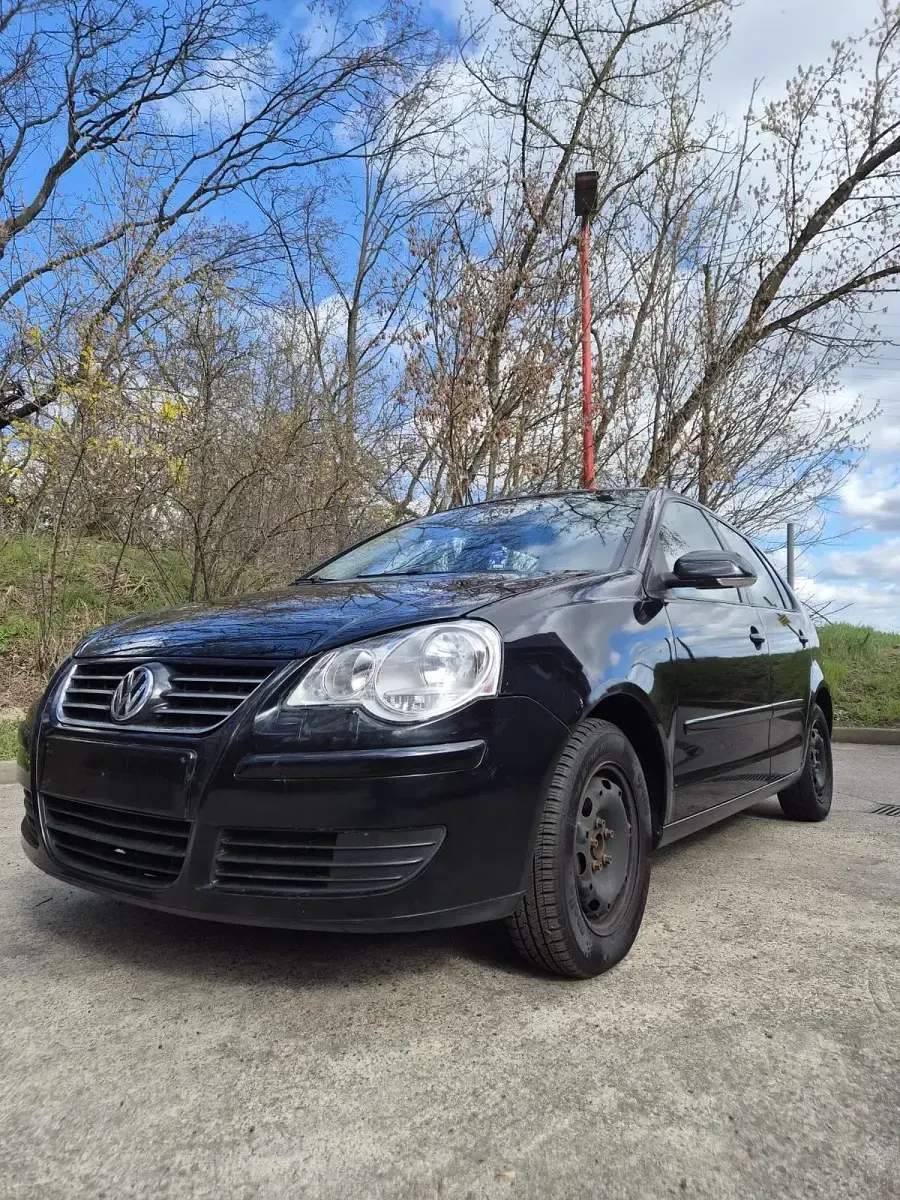 Gebraucht VW Polo 60 PS (44 kW) 2008 Schwarz Kleinwagen