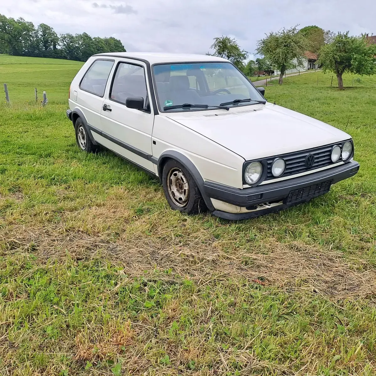 Brugt VW Golf II GTD 70 HK (51 kW) 1990 Hvid Hatchback