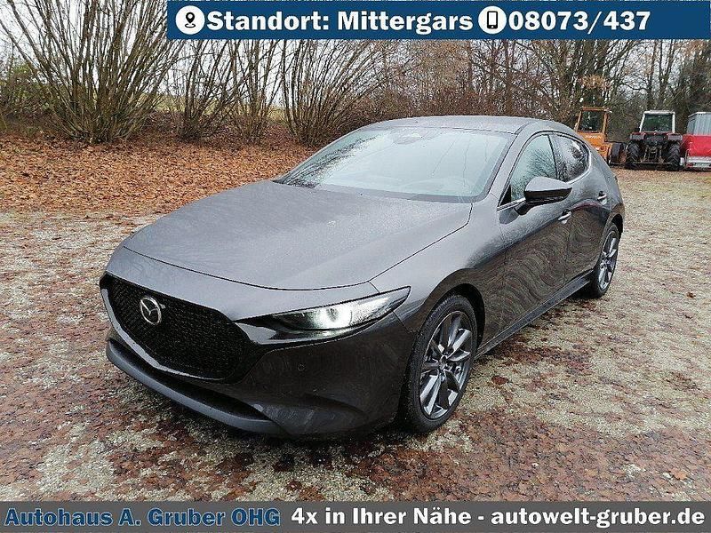 Neu Mazda 3 140 PS (102 kW) 2025 Machine gray Limousine