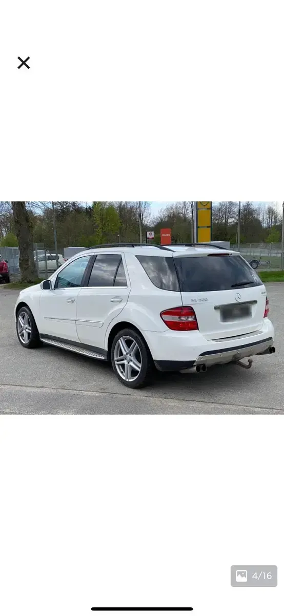 Gebraucht Mercedes ML500 306 PS (225 kW) 2007 Weiß SUV