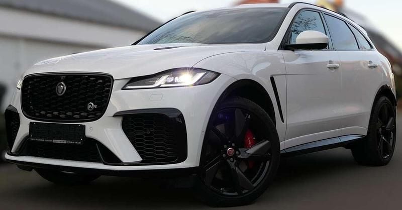 Fuji / polaris white Gebraucht 2022 Jaguar F-Pace SVR SUV | 55.950 € (Fairer Preis) - Bild 1/4