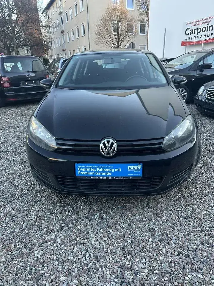 Gebraucht VW Golf VI Trendline 80 PS (58 kW) 2011 Schwarz Kleinwagen