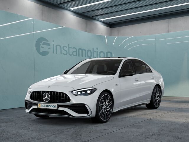 Weiß Gebraucht 2024 Mercedes C43 AMG AMG Limousine | 69.676 € - Bild 1/2