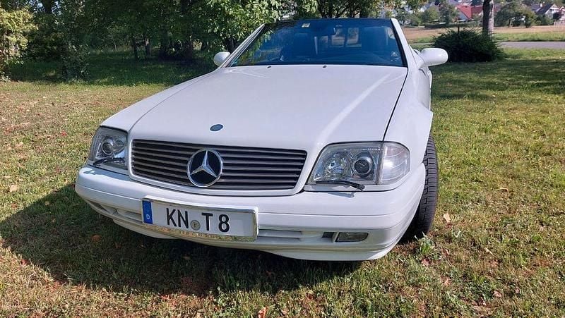 Gebraucht Mercedes SL320 224 PS (164 kW) 2000 Weiß Cabrio