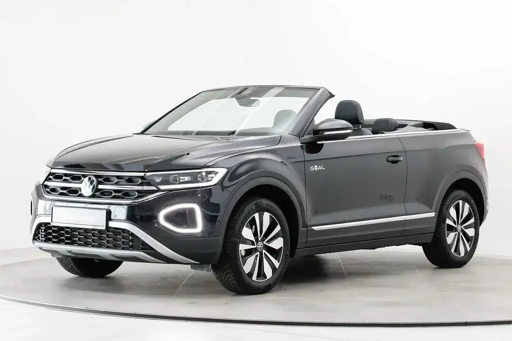 Gebraucht VW T-Roc Cabriolet Goal 116 PS (85 kW) 2025 Deep black perleffekt/schwarz Cabrio