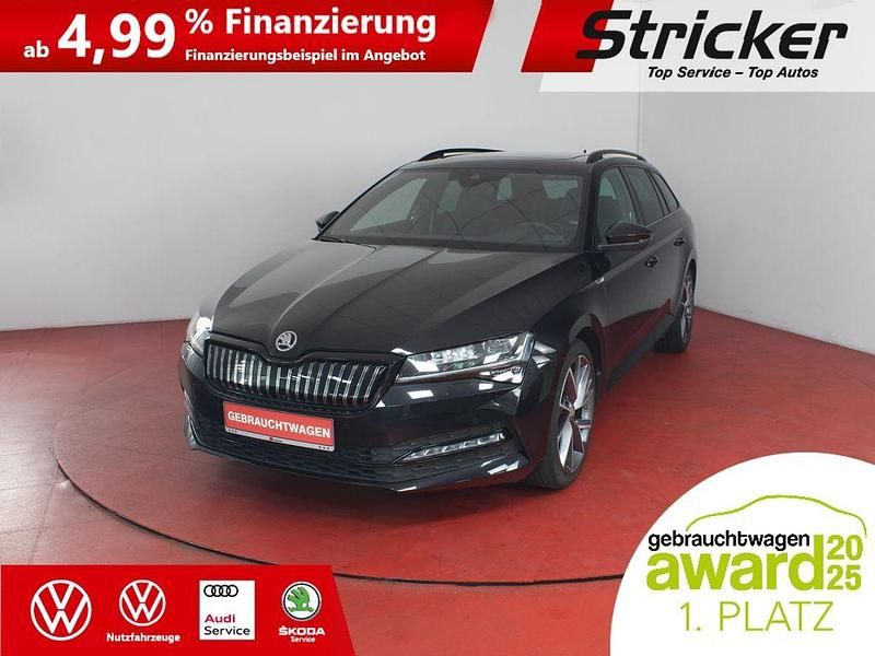 Schwarzmagic perleffekt Gebraucht 2021 Skoda Superb SportLine Kombi | 27.949 € (Guter Preis) - Bild 1/4