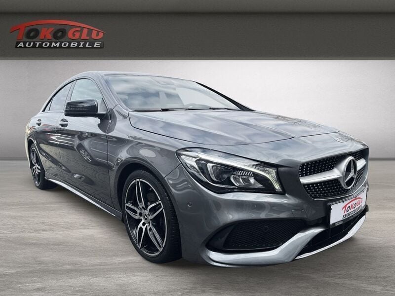Grau Gebraucht 2018 Mercedes CLA200 Sport Limousine | 24.990 € (Etwas zu teuer) - Bild 1/4