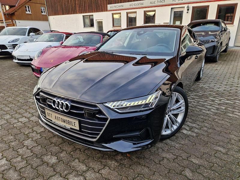 Mythosschwarz Gebraucht 2019 Audi A7 Sport Limousine | 34.999 € (Guter Preis) - Bild 1/4