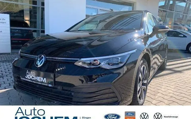 Gebraucht VW Golf VIII United 130 PS (95 kW) 2021 Schwarz Limousine